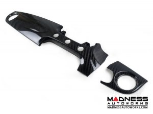 FIAT 500 Custom Dashboard - Carbon Fiber - RHD